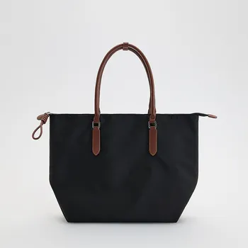 Kabelka Reserved - Látková shopper taška - černý - 607FC-99X - 607FC-99X-ONE