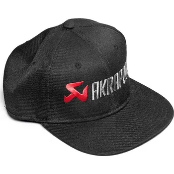 Kšiltovka AKRAPOVIČ kšiltovka LOGO Flat black