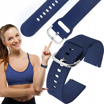 Příslušenství k chytrým hodinkám Řemínek pro Xiaomi Amazfit GTS 4 Mini chytré hodinky, tmavě modrý řemínek 20 mm