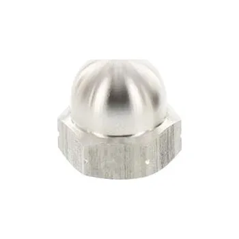 Matice DIN1587 M12 ušl. ocel A4, uzavřená šestihranná matice, vys. tvar