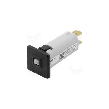 Jistič Jistič 240VAC 48VDC 6A SPST Póly 1 na panel,SNAP-IN Ø16mm