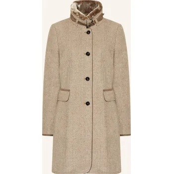 Dámský kabát Gil Bret Dámský Vlněný Kabát S Odnímatelnou Umělou Kožešinou,...