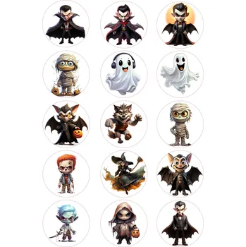 Jedlá dekorace na dort HALLOWEEN-37 Materiál: Jedlý papír