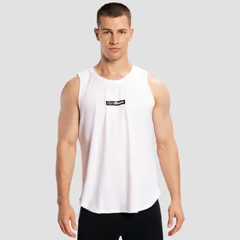 Pánské tílko GymBeam Men‘s Combat Tank Top White S bílá