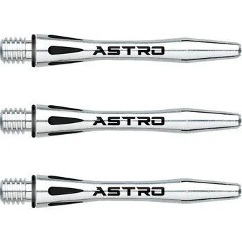Winmau násadky na šipky Astro, stříbrné Délka násadky: 46 mm