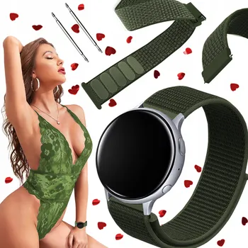 Příslušenství k chytrým hodinkám Řemínek pro Xiaomi Amazfit GTS 4 chytré hodinky zelený řemínek 20mm