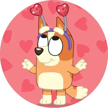 Jedlá dekorace na dort BLUEY-07 Materiál: Jedlý papír