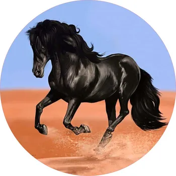 Jedlá dekorace na dort KONĚ-08 Materiál: Jedlý papír