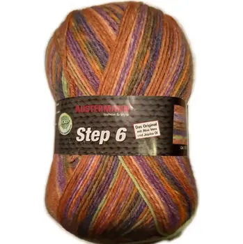 Příze Austermann Step 6 Color 719 Potpourri (Ponožková příze Step 6 - 719 Potpourri)
