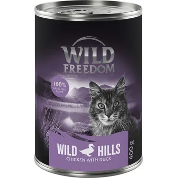Krmivo pro psa 6x400g Wild Freedom Adult - Wild Hills - kachní & kuřecí