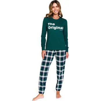 Dámské pyžamo Dámské pyžamo DOCTOR NAP PM.7340 EMERALD M 0