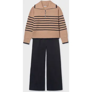 Dívčí oblečení pletené kalhoty a svetr Mayoral 7583-15 velikost 140