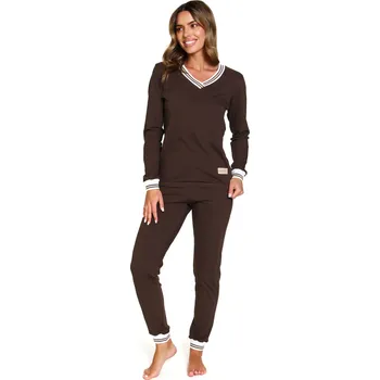 Dámské oblečení Dámské pyžamo DOCTOR NAP PM.4504 BROWNIE S 0