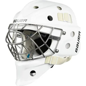 Hokejová helma Brankárska maska Bauer 940 S25 Sr Farba: biela, Veľkosť: M, Brankárska mriežka: Certifikovaná Cat eye