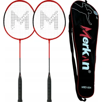 Sada pro Badmintonovou hru Rekreační Rakety Paletky + Obal MERKAN