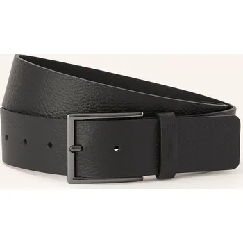 Módní doplněk Hugo Pánský Kožený Opasek Giaspo, černá, 85