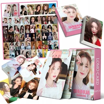 Obraz 55 SZT NOWY IDOL ALBUM PLAKATÓW ZDJĘĆ KART ZESTAW LOMO I-DLE YEH SHU-HUA