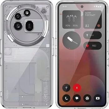 Pouzdro na mobilní telefon POUZDRO ULTRATENKÁ SILIKONOVÁ GUMA PRO NOTHING PHONE 3A PRO 5G + SKLO DÁREK!