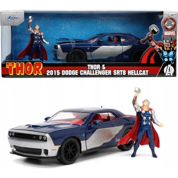 autíčko JADA Auto Dodge Challenger SRT Hellcat THOR 1:24