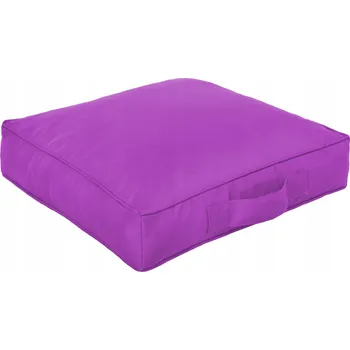 Taburet Kvadratický polštář PLUSZOVÝ taburet křeslo PERLOVÁ