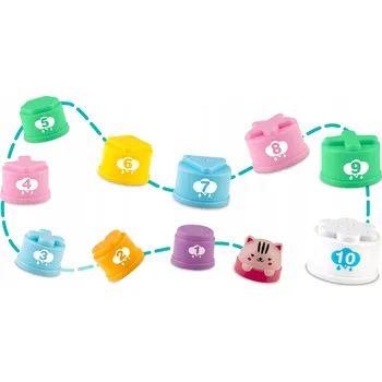 Hračka pro nejmenší Kelímky Ricokids RK-752 11 ks