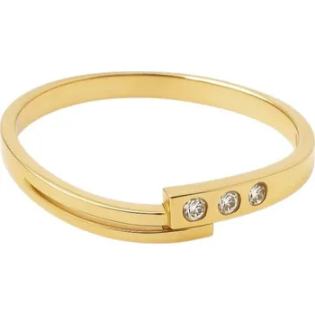 Prsten Zlatý 585/1000 prsten se zirkony 5036