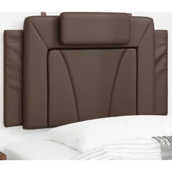 Polštář vidaXL Polštář na čelo postele Viana 90 cm umělá kůže [374770] Barva: Hnědá