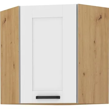 Stolarz-Lempert Kuchyňská skříňka Luna WHAR - horní rohová 60x60 GN-72 1F (°45)
