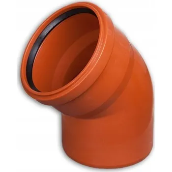 Kanalizační potrubí Kanalizační koleno venkovní PVC 200/67,5