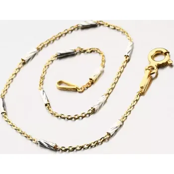 Náramek Dámský náramek stříbro 925 zdobený facetami CHRS-TUBE-SLASH-Y/W-030 délka 17 cm