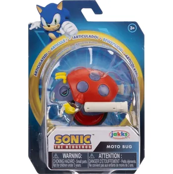 Figurka SONIC THE HEDGEHOG JAKKS PACIFIC ORIGINÁLNÍ AKČNÍ FIGURKA MOTO BUG