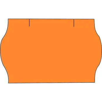 Samolepící etiketa Etikety cenové 25 x 16 mm reflexní oranžové CONTACT METO