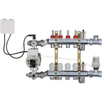 rozdělovač topení TOPHEAT RPT10-10 rozdělovač s mísením a elektronickým čerpadlem, 10 okruhů RPT10-10 ELC