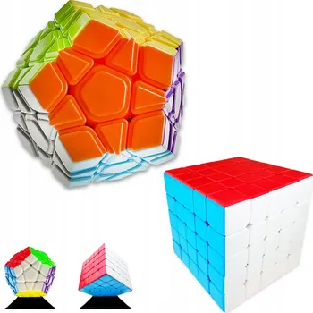 ostatní stavebnice SADA KOSTEK 5x5 + Megaminx ORIGINÁLNÍ SEŘÍZENÉ RYCHLÉ KOSTKY