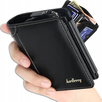 Peněženka EdiBazzar peněženka eko kůže černá - muž