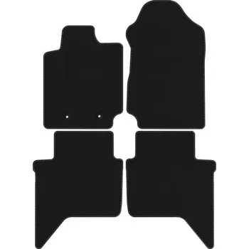 autokoberec Velurové autokoberce s upevněním v sadě Edecor