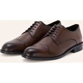 Pánská obuv Boss Pánské Šněrovací Boty Tayil, tmavě hnědá, 43