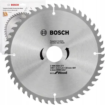 Pilový kotouč BOSCH EXPERT pilový kotouč na dřevo 190 mm / 30 mm, 48 zubů