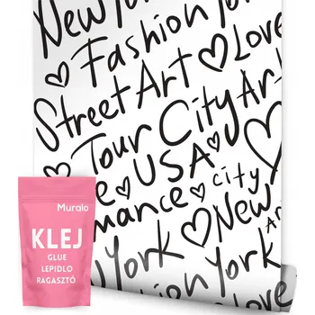 Fototapeta Tapeta pro mládež Nápisy York Srdíčka Módní