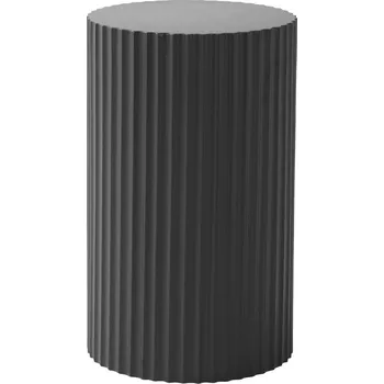 Toaletní stolek Jotex Černý nízký lakovaný odkládací stolek LUNDEN