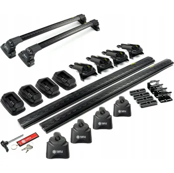 Příčník na automobil Střešní nosič bez podélných nosníků pro Mazda CX-3 DK 2015-2018 černé tyče AIR-3