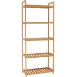 5-policový regál FIORE TYP 3 - přírodní bambus - SLEVA 3% s kodem radost25