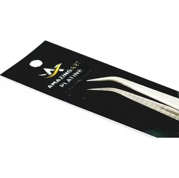 Péče o řasy a obočí Precizní pinzeta s aretací Amazing Art 16 cm