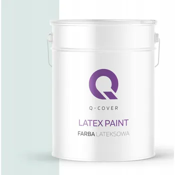 barva na zeď BARVA NA VNITŘNÍ STĚNY A STROPY ODOLNÁ BÍLÁ TYRKYSOVÁ H1576 10L