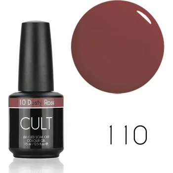 Přípravek na nehty CULT Colour Gel / Hybridní lak 15 ml UV/LED Dusty Rose 110