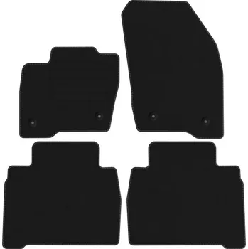 autokoberec Velurové autokoberce s upevněním v sadě Edecor