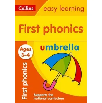 Cizojazyčná kniha First Phonics Ages 3-4 (Collins Easy Learning)(Brožovaná)