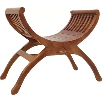 Židle Kartini s dřevěným sedákem Medová