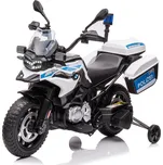 Dětská elektrická motorka BestBerg BBCC-80W – BMW F 850 GS / nosnost 30 kg / Li-Ion baterie / policie