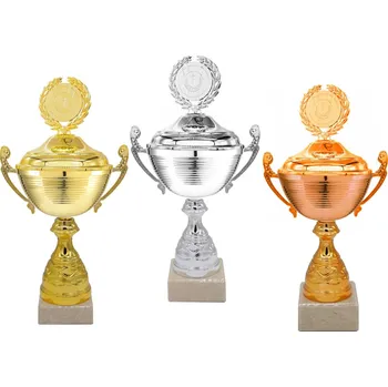 Pohár PS462 Barva: bronz, Výška: 28 cm, Průměr kalichu: 10 cm